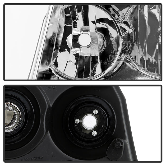 SPYDER Xtune Chevy Suburban 1500/2500 07-14 Crystal Headlights Chrome HD-JH-CSUB07-AM-C 9022760