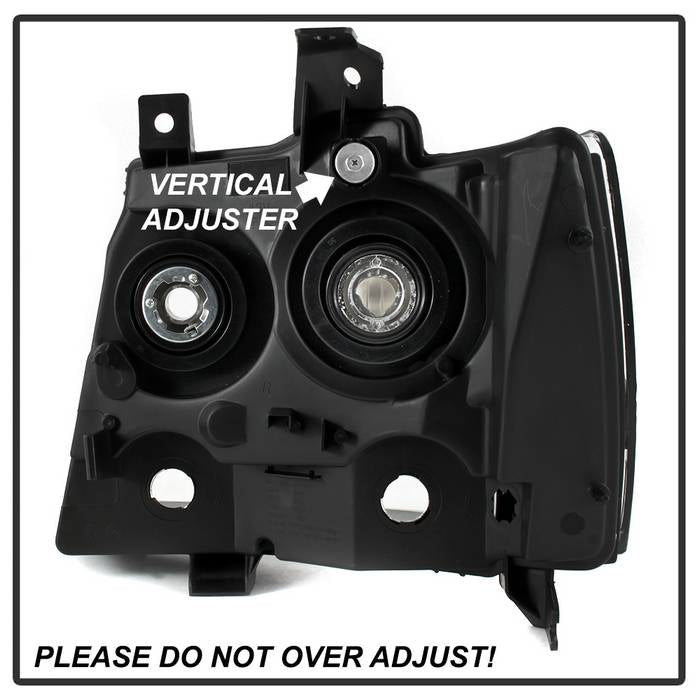 SPYDER xTune 07-14 Chevrolet Avalanche Passenger Side Headlights - OEM Right HD-JH-CSUB07-OE-R 9043437