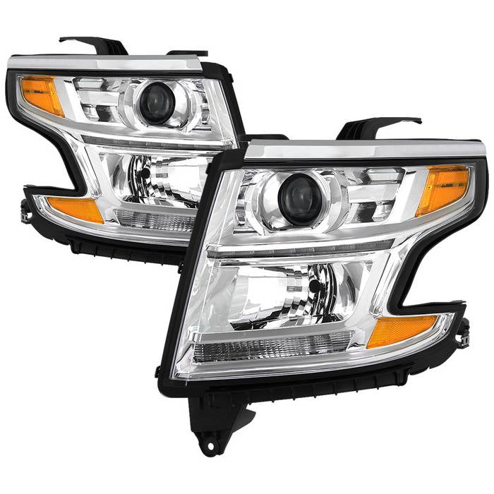 SPYDER xTune 15-17 Chevrolet Suburban OEM Style Halogen Headlights -Chrome (HD-JH-CSUB15-AM-C) 9044090