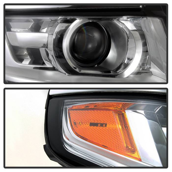 SPYDER xTune 15-17 Chevrolet Suburban OEM Style Halogen Headlights -Chrome (HD-JH-CSUB15-AM-C) 9044090