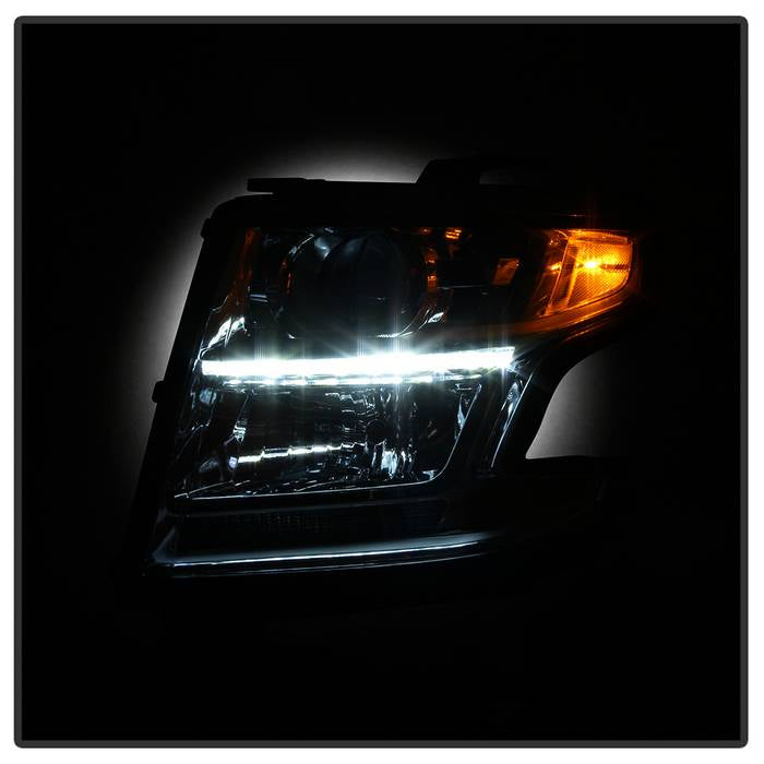 SPYDER xTune 15-17 Chevrolet Suburban OEM Style Halogen Headlights -Chrome (HD-JH-CSUB15-AM-C) 9044090