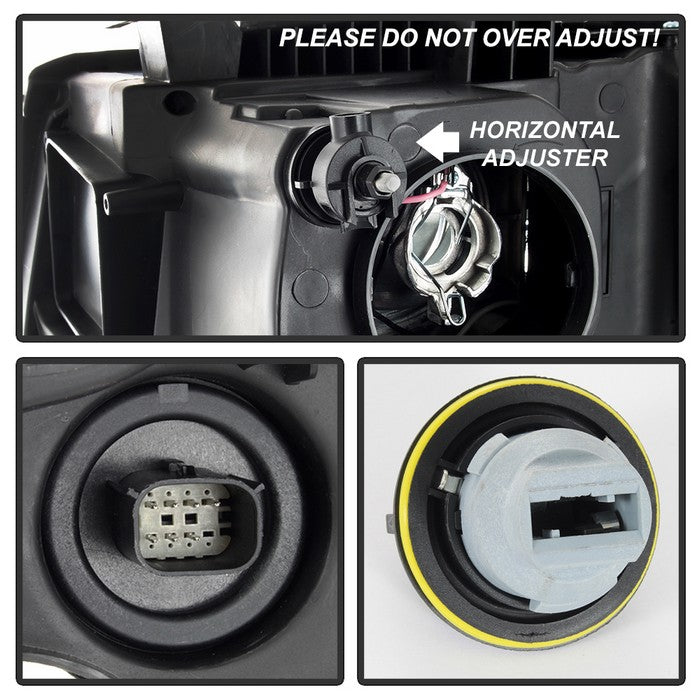 SPYDER xTune 15-17 Chevy Suburban (Halogen Models Only) Pass. Side Headlight OEM Right (HD-JH-CSUB15-OE-R) 9040610