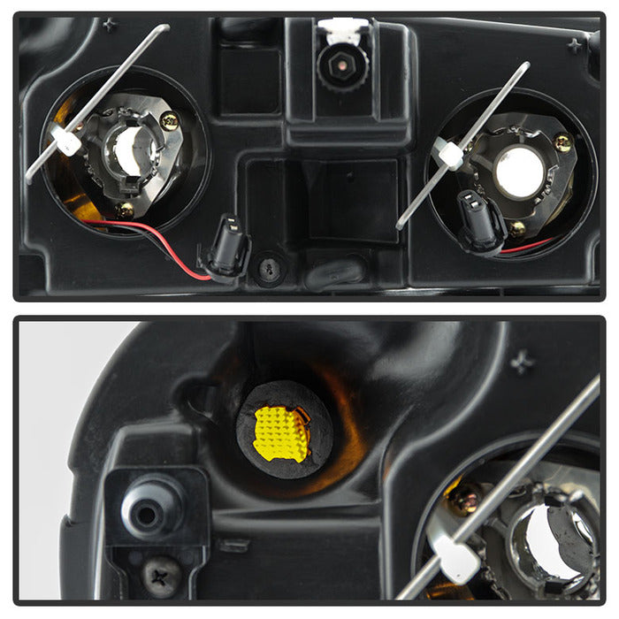 SPYDER Xtune Chevy Trailblazer 02-09 Crystal Headlights Black HD-JH-CTB02-AM-BK 9023538