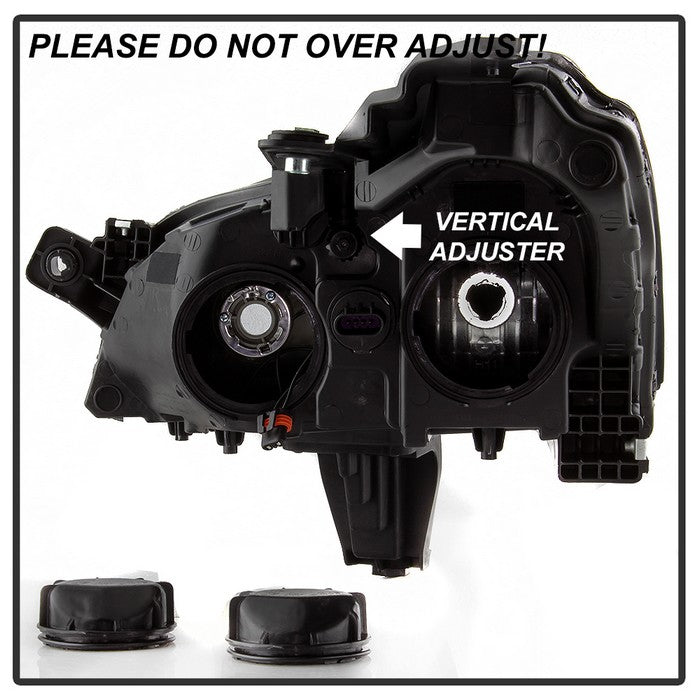 SPYDER xTune 09-12 Chevrolet Traverse (Excl LTZ) OEM Style Headlights - Black (HD-JH-CTRA09-AM-BK) 9042539