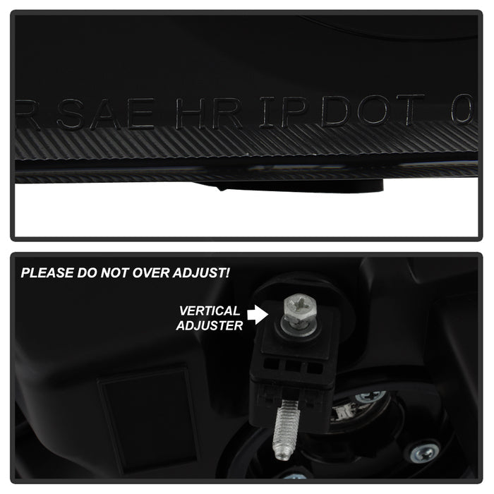 SPYDER xTune Dodge Charger 05-10 (Non-HID) OEM Style Headlights w/ Corner 4pcs - Black HD-JH-DCH05-SET-BK 9040160