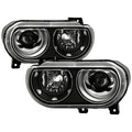 SPYDER Xtune Dodge Challenger 08-14 Xenon Hid Model Only Projector Headlamps Black HD-JH-DCHAL08-HID-BK 9027277