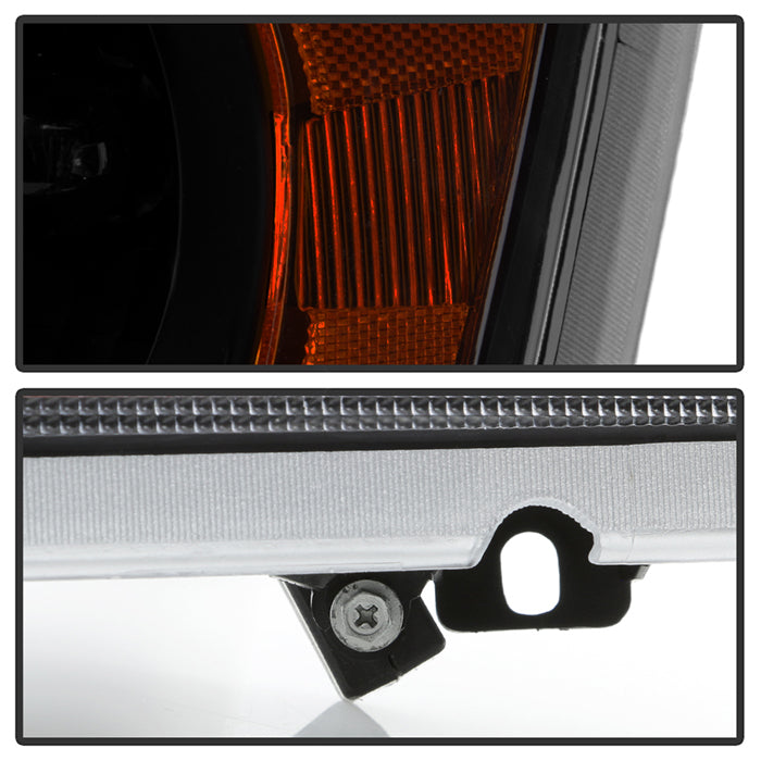 SPYDER Xtune Dodge Durango 04-05 OEM Headlamps Black Smoked HD-JH-DDU04-AM-BSM 9034282