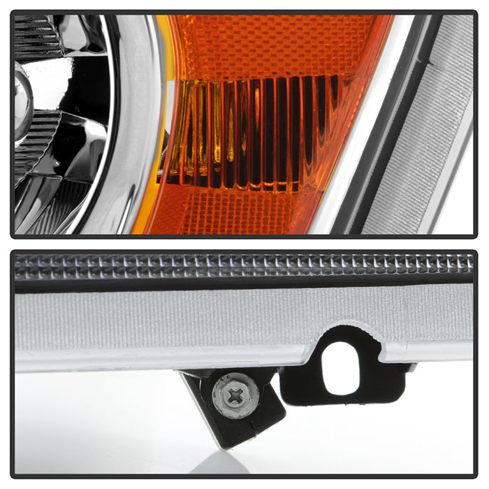 SPYDER Xtune Dodge Durango 04-05 OEM Headlamps Chrome HD-JH-DDU04-AM-C 9027307