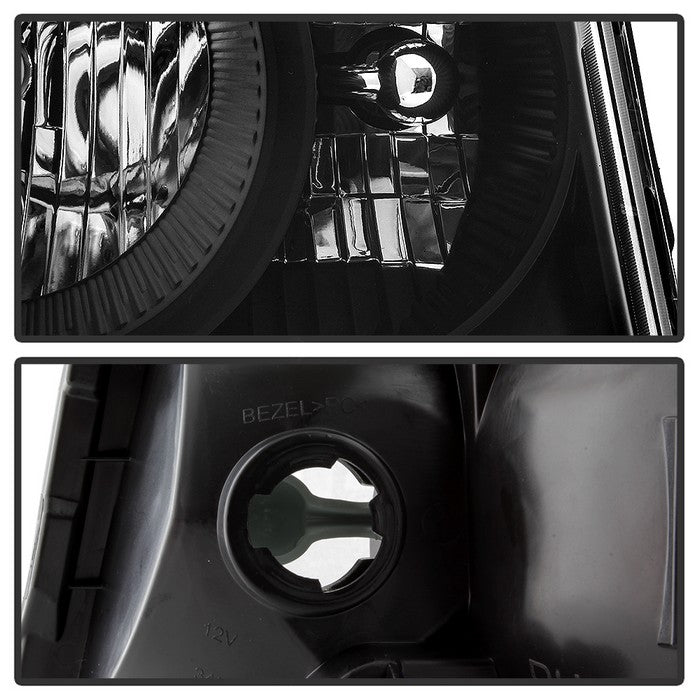 SPYDER xTune 07-09 Dodge Durango OEM Style Headlights - Black (HD-JH-DDU07-AM-BK) 9042577