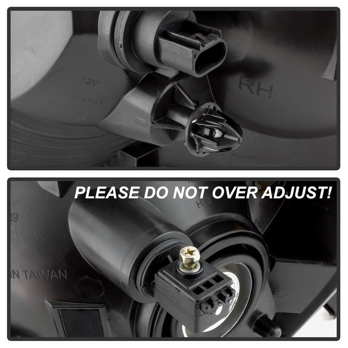 SPYDER xTune 07-09 Dodge Durango OEM Style Headlights - Black (HD-JH-DDU07-AM-BK) 9042577