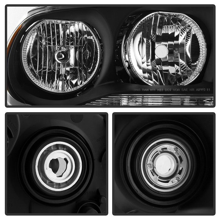 SPYDER xTune Dodge Durango 11-13 (Non-HID) OEM Style Headlamps - Black HD-JH-DDU11-AM-BK 9040016