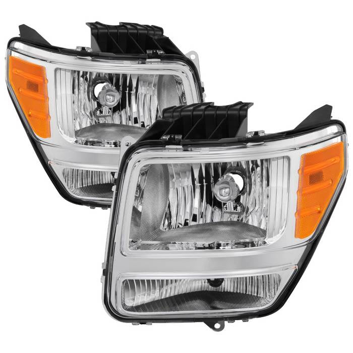 SPYDER xTune 07-11 Dodge Nitro OEM Style Headlights - Chrome (HD-JH-DNIT07-AM-C) 9037894