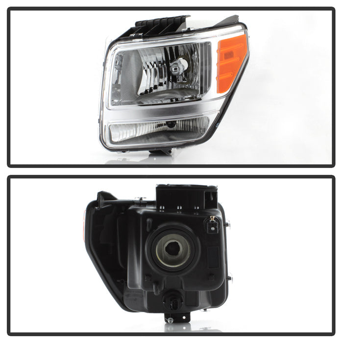 SPYDER xTune 07-11 Dodge Nitro OEM Style Headlights - Chrome (HD-JH-DNIT07-AM-C) 9037894