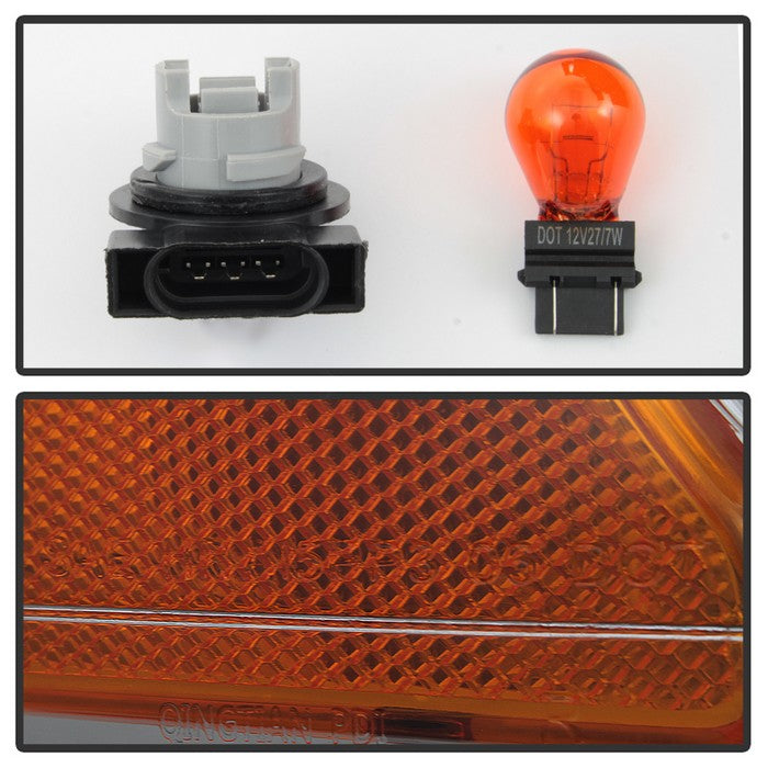 SPYDER Xtune Dodge Ram 1500 02-05 Amber Crystal Headlights Chrome HD-JH-DR02-AM-C 5064486