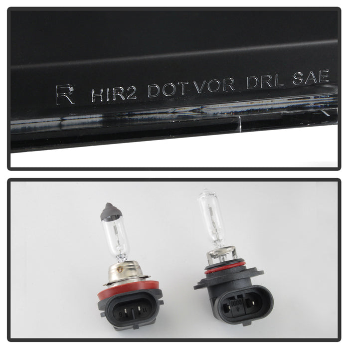 SPYDER xTune Dodge Ram 1500 09-17 (Non-LED) Halogen Only OEM Style Headlights - Black HD-JH-DR09-QU-BK 9040191