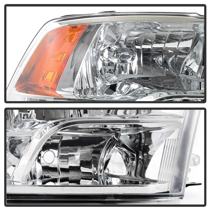 SPYDER xTune Dodge Ram 1500 09-17 (Non-LED) OEM Style Headlights - OEM Chrome HD-JH-DR09-QU-C 9040184