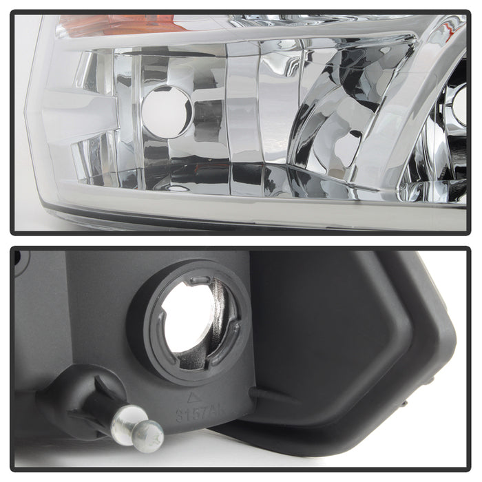SPYDER xTune Dodge Ram 1500 09-17 (Non-LED) OEM Style Headlights - OEM Chrome HD-JH-DR09-QU-C 9040184