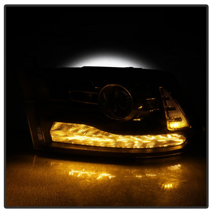 SPYDER xTune Dodge Ram 13-17 ( w/ Factory Projector LED) OEM Style Headlight - Black HD-JH-DR13-OE-BK 9040221