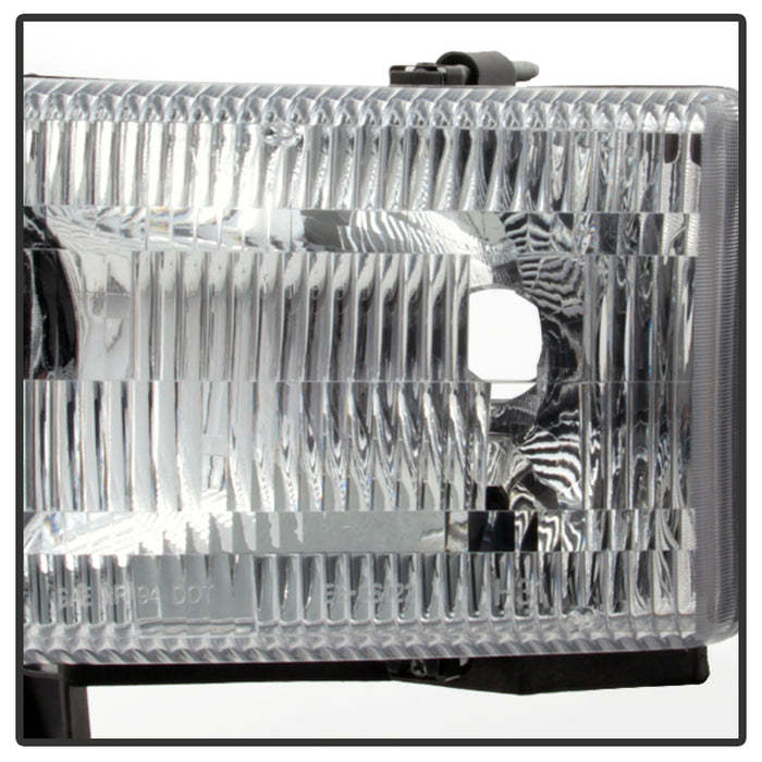 SPYDER Xtune Dodge Ram 1500 94-01 OEM Style Headlights w/ Corner Chrome HD-JH-DR94-OE-C 9032141