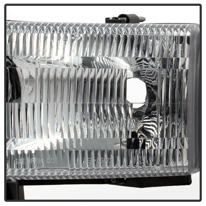 SPYDER Xtune Dodge Ram 1500 94-01 OEM Style Headlights w/ Corner Chrome HD-JH-DR94-OE-C 9032141
