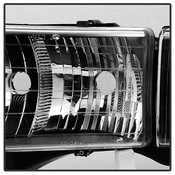 SPYDER Xtune Dodge Ram Sport Model Only 1999-2002 OEM Headlights Black HD-JH-DR99-SP-BK 9032158