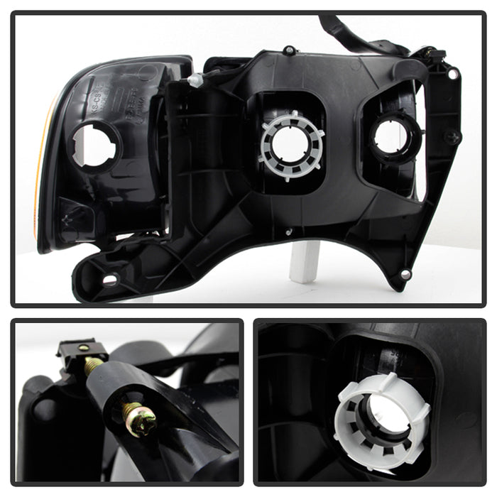 SPYDER Xtune Dodge Ram Sport Model Only 1999-2002 OEM Headlights Chrome HD-JH-DR99-SP-C 9032165