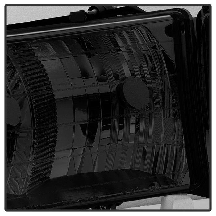 SPYDER Xtune Dodge Ram Sport Model Only 1999-2002 OEM Headlights Smoked HD-JH-DR99-SP-SM 9032172