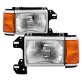 SPYDER xTune Ford Bronco F150 F250 F350 F450 1987-1991 OEM Style Headlights - Chrome HD-JH-FB87-OE-C 9035203