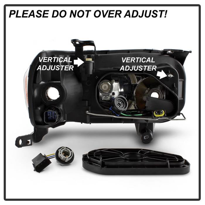 SPYDER xTune 05-07 Ford Escape Driver Side Halogen Headlight - OEM Left (HD-JH-FESCA05-OE-L) 9943355