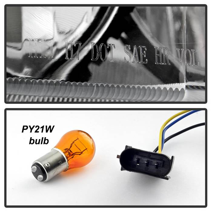 SPYDER xTune 05-07 Ford Escape Driver Side Halogen Headlight - OEM Left (HD-JH-FESCA05-OE-L) 9943355