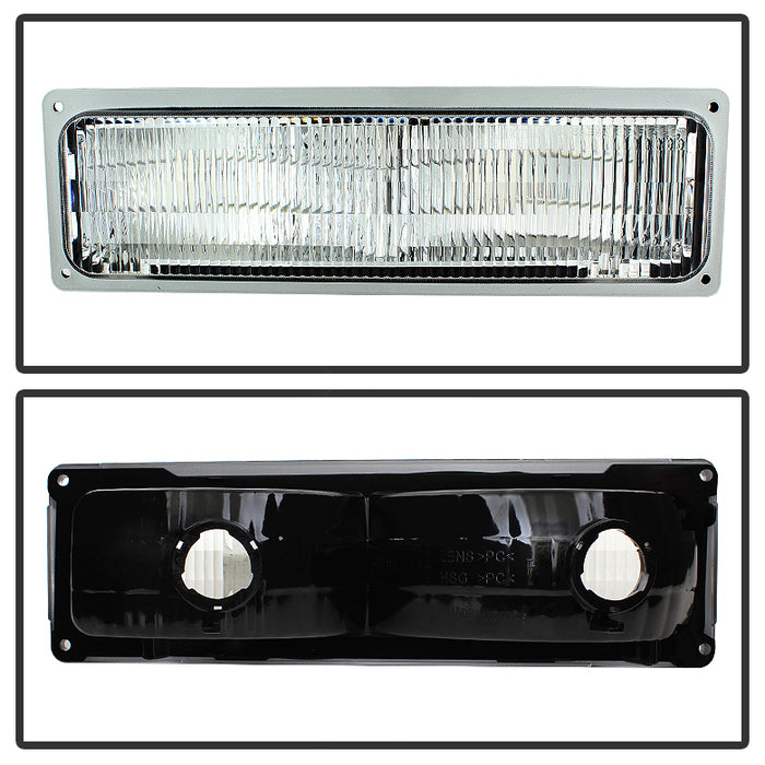 SPYDER Xtune GMC Yukon 94-99 Headlights w/ Corner & Parking Lights 8pcs Sets - OEM HD-JH-GCK94-OE-C-SET 9034411