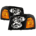 SPYDER xTune 02-09 GMC Envoy OEM Style Headlights - Black (HD-JH-GEN02-AM-BK) 9042652
