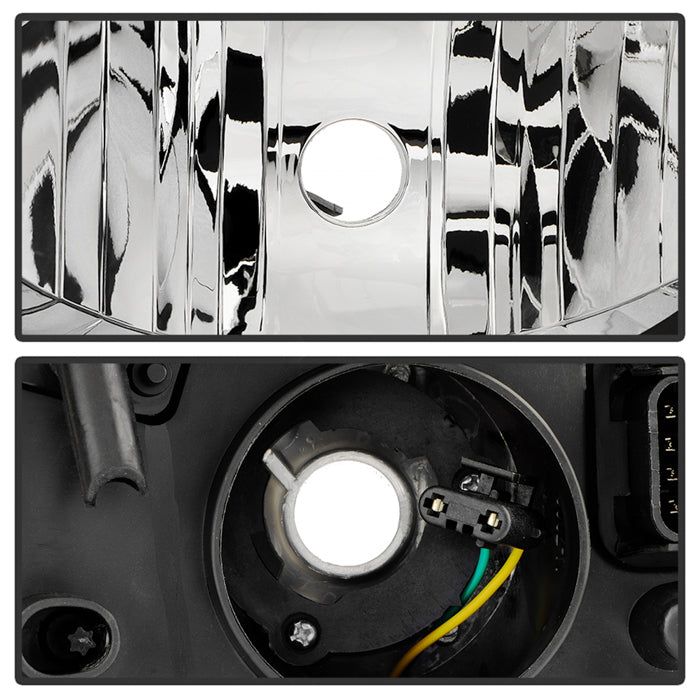 SPYDER xTune 02-09 GMC Envoy OEM Style Headlights - Black (HD-JH-GEN02-AM-BK) 9042652