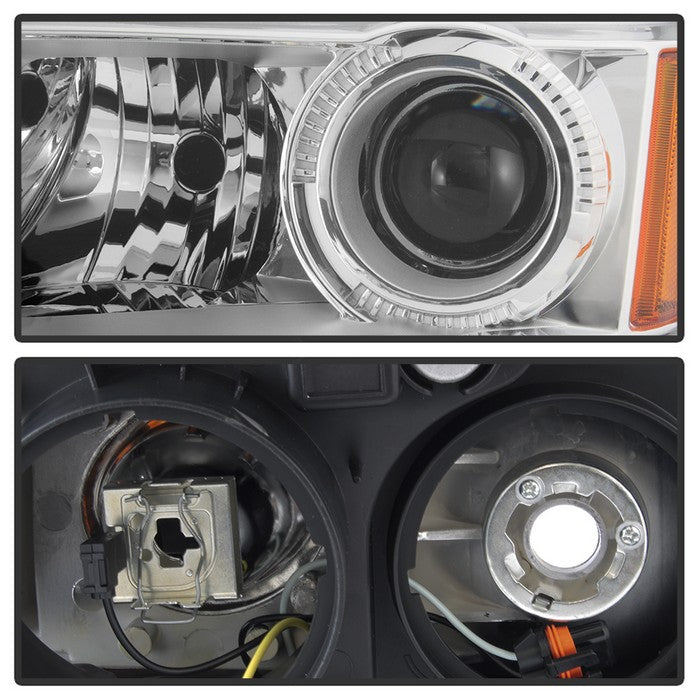 SPYDER xTune 10-15 GMC Terrain (Halogen Models Only) Driver Side Headlights - OEM Left (HD-JH-GTE10-OE-L) 9040764