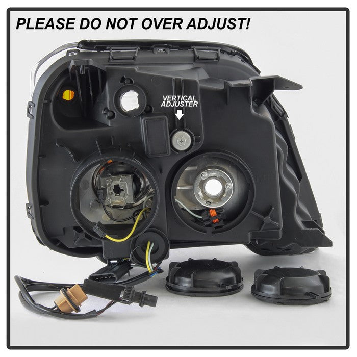 SPYDER xTune 10-15 GMC Terrain (Halogen Models Only) Driver Side Headlights - OEM Left (HD-JH-GTE10-OE-L) 9040764
