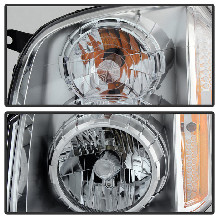 SPYDER Xtune GMC Yukon Denali 07-14/Yukon Xl Denali 07-14 10-14 Crystal Headlights Chrome HD-JH-GYD07-AM-C 9023217