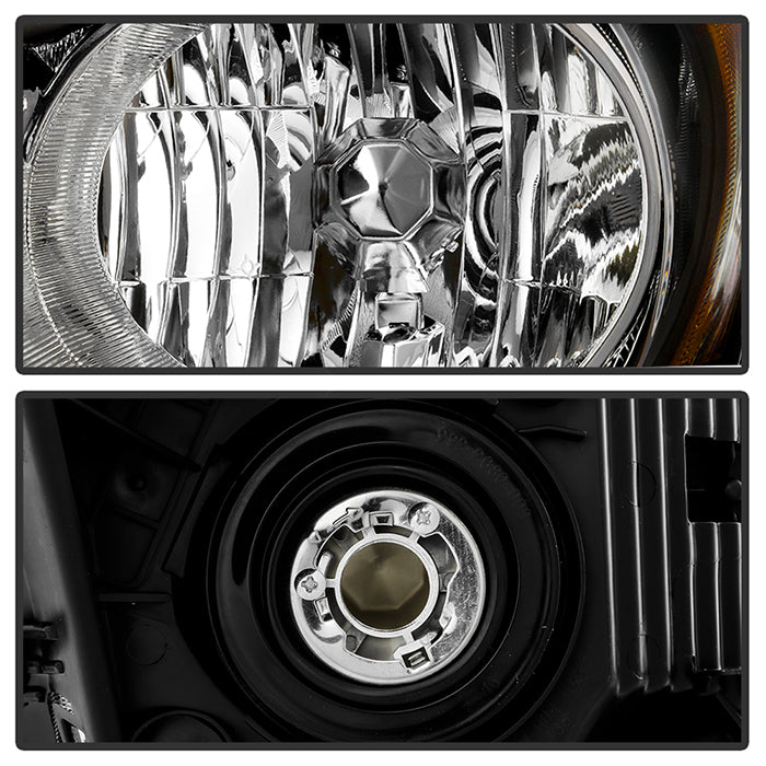 SPYDER Xtune 08-12 Honda Accord 4DR Amber Crystal Headlights - OE Black (HD-JH-HA10-4D-AM-BK) 9953491