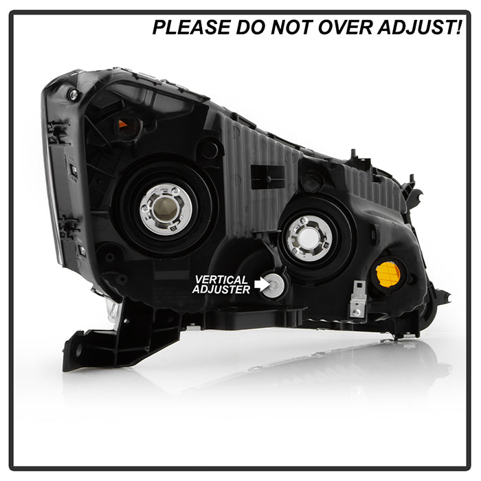 SPYDER Xtune 08-12 Honda Accord 4DR Amber Crystal Headlights - OE Black (HD-JH-HA10-4D-AM-BK) 9953491
