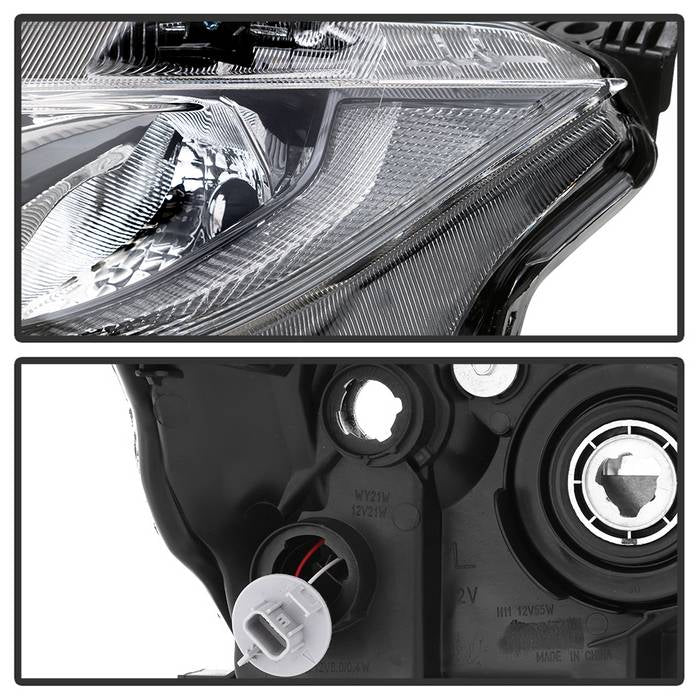 SPYDER xTune 16-18 Honda Civic Driver Side Halogen Headlight - OEM Left (HD-JH-HC16-H-OE-L) 9044397