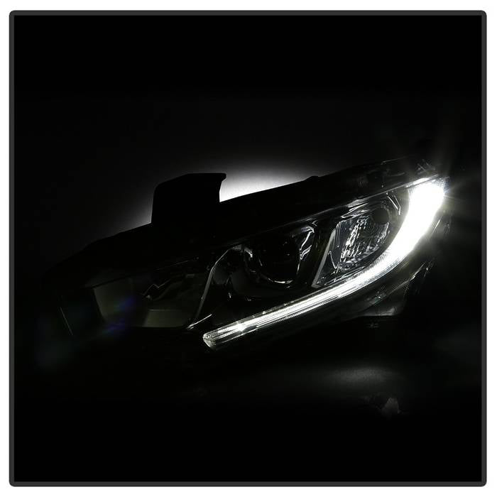 SPYDER xTune 16-18 Honda Civic Driver Side Halogen Headlight - OEM Left (HD-JH-HC16-H-OE-L) 9044397
