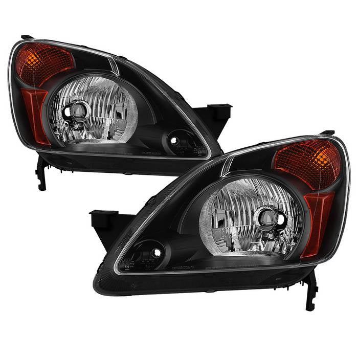 SPYDER xTune 02-04 Honda CR-V Passenger Side Halogen Headlight - OE Right (HD-JH-HCRV02-AM-BK) 9942921