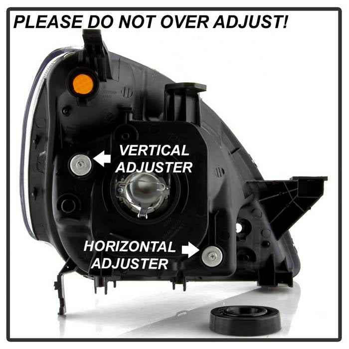 SPYDER xTune 02-04 Honda CR-V Passenger Side Halogen Headlight - OE Right (HD-JH-HCRV02-AM-BK) 9942921