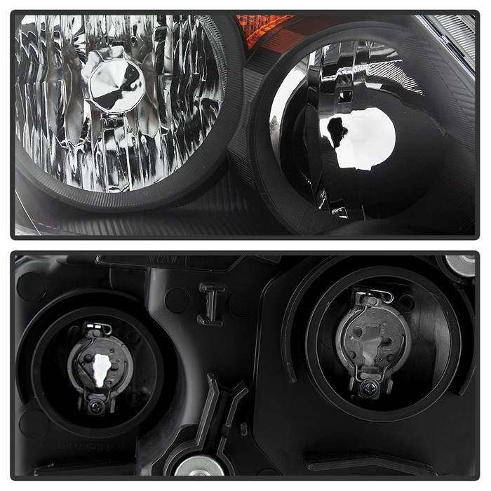 SPYDER xTune 05-06 Honda CR-V Halogen OEM Headlights - Black (HD-JH-HCRV05-AM-BK) 9943652