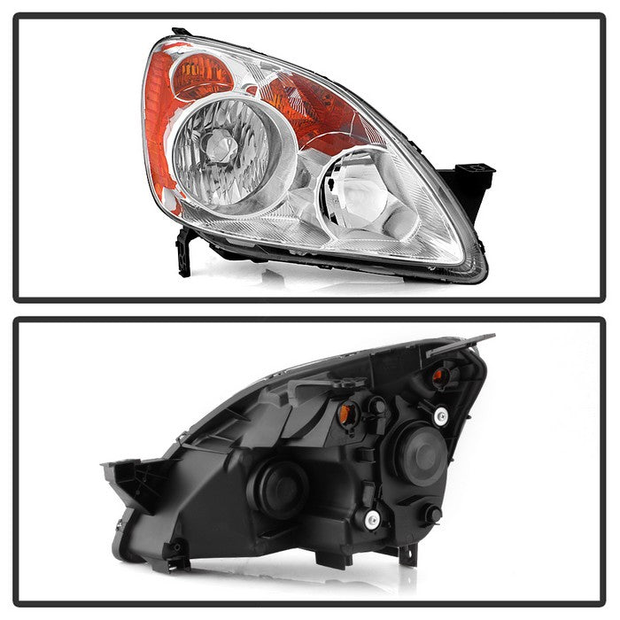 SPYDER xTune 05-06 Honda CR-V Passenger Side Halogen Headlight - OE Right (HD-JH-HCRV05-OE-R) 9942839