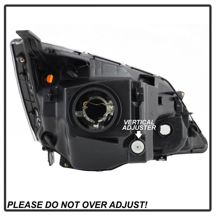 SPYDER xTune 07-11 Honda CR-V Driver Side Headlight - OEM Left (HD-JH-HCRV07-OE-L) 9041051