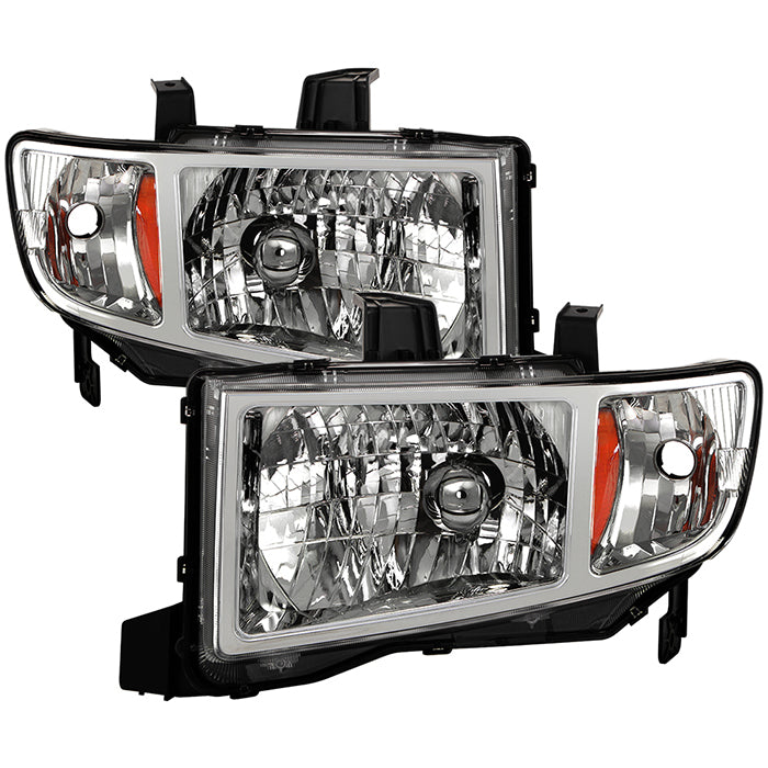 SPYDER Xtune Honda Ridgeline 06-13 Crystal Headlights Chrome HD-JH-HRID06-AM-C 9025501