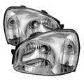 SPYDER Xtune Hyundai Santa Fe 2003-2006 Crystal Headlights Chrome HD-JH-HYSA03-C 9024832