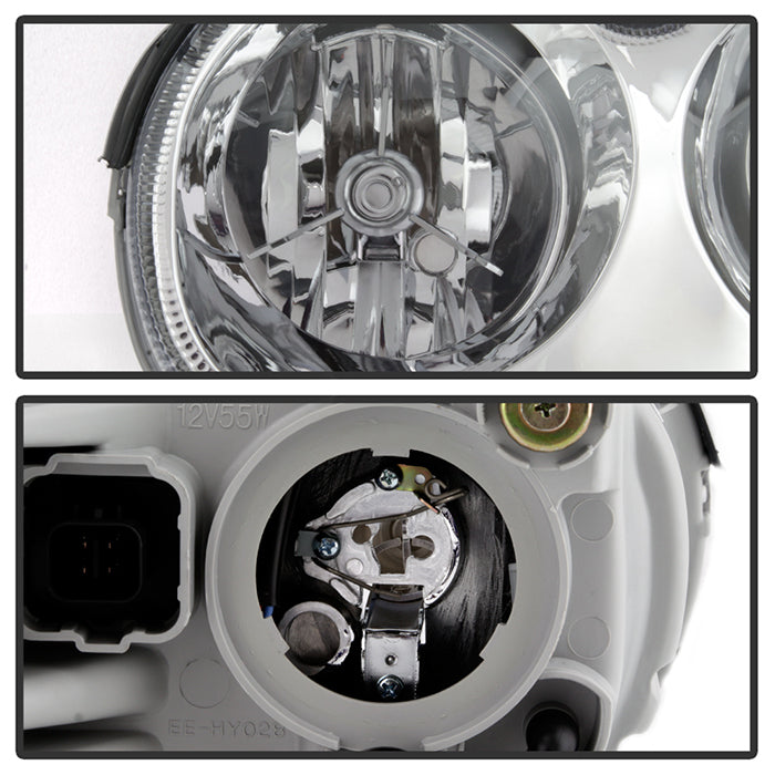 SPYDER xTune 02-05 Hyundai Sonata OEM Style Headlights - Chrome (HD-JH-HYSON02-C) 9042744
