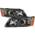 SPYDER Xtune Hyndai Sonata 2006-2008 OEM Style Headlights Black HD-JH-HYSON06-BK 9029677