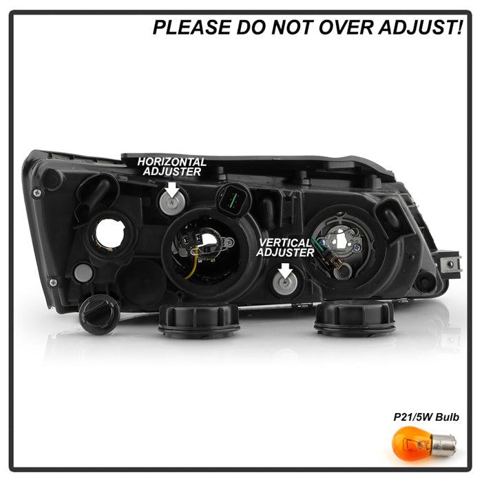 SPYDER Xtune Hyndai Sonata 2006-2008 OEM Style Headlights Black HD-JH-HYSON06-BK 9029677
